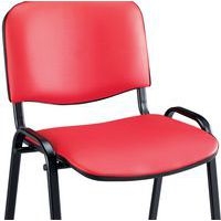 Chaise Classic str noire vinyle rouge - Image 4