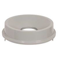 Couvercle entonnoir pour collecteur rond RUBBERMAID 121 L gris clair - Image principale