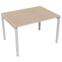 Bureau droit Kelli ergonomique à manivelle Chêne 120 cm - Image principale