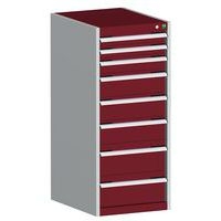 Armoire d'atelier à tiroirs Bott SL55 Ht 100 cm 8 tiroirs Gris/Bleu - Image 9