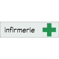 Plaque de signalisation pictogramme aluminium - Infirmerie - Image principale