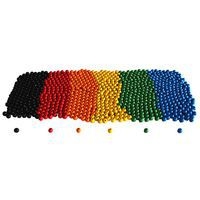 Sachet de 1 000 perles en bois colorés Ø 10 mm - Image principale
