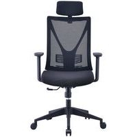 Siège de bureau résille avec accoudoirs ajustables - Image 4