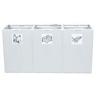 Poubelle plastique modulaire de trois éléments 60L - Image 5