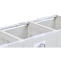 Poubelle plastique modulaire de trois éléments 60L - Image 2