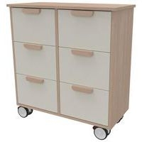 Meuble 6 tiroirs sur roulettes Filou - Manutan Expert - Image principale