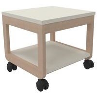Tabouret adulte mobile Filou blanc - Image principale