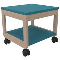 Tabouret adulte mobile Filou turquoise - Image principale
