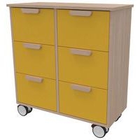 Meuble 6 tiroirs sur roulettes Filou - Manutan Expert - Image 5