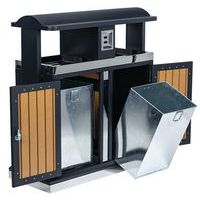 Poubelle d'extérieur tri sélectif - 2 x 50 L - Image 5
