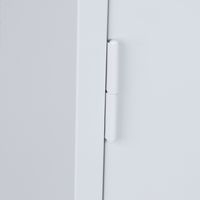 Armoire basse à portes battantes - Gris - Manutan - Image 2