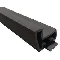 Joint anti pince doigts pour intèrieur porte classe feu 24mmx40mm l.2500mm noir - Image principale