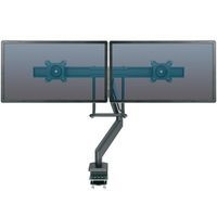 Bras porte-ecran double barre transversale Eppa noir - Image 2