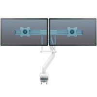 Bras porte-ecran double barre transversale Eppa blanc - Image 3