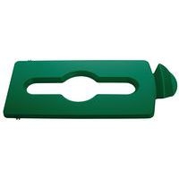 Couvercle déchets mélangés Slim Jim vert - Image principale