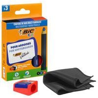 Etui 3 crayons marqueurs effaçables à sec triangulaires - Image principale