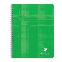Cahier reliure intégrale 16,5x21cm 180p ligné + marge - Image 2