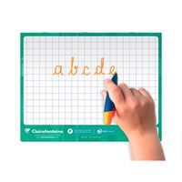 Cahier Magique  couverture ardoise double face effaçable piqué blanc 17x22 48p Q.10/10 + marge - Image 10