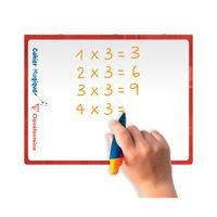 Cahier Magique  couverture ardoise double face effaçable piqué blanc 17x22 48p séyès - Image 9