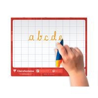 Cahier Magique  couverture ardoise double face effaçable piqué blanc 17x22 48p séyès - Image 7