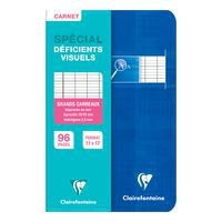 Carnet piqué déficients visuels 11x17cm 96p séyès noir 2,5mm 10/10 - Image 10