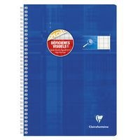 Cahier reliure intégrale déficients visuels 21x29,7cm 100p séyès noir 2,5mm 10/10 - Image 8