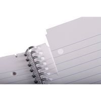 Cahier reliure intégrale 22,5x29,7cm 160p ligné perfo4 trous - Image 4