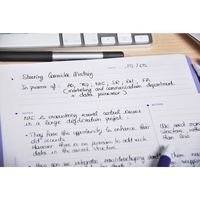 Meeting Book reliure intégrale 22,5x29,7cm 160p détachables pré-imprimées "Date+Notes+Action - Image 10