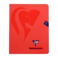 Mimesys cahier piqué polypro 16,5x21cm 72p Q.5x5 + marge coloris assortis - Image 7
