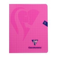 Mimesys cahier piqué polypro 16,5x21cm 72p Q.10x10 + marge coloris assortis - Image 6