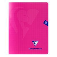 Mimesys cahier piqué polypro 17x22cm 96p séyès coloris assortis - Image 3