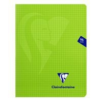 Mimesys cahier piqué polypro 17x22cm 96p Q.5x5 coloris assortis - Image 3