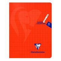 Mimesys cahier d'écriturepiqué polypro 17x22cm 32p DL 3 mm IV coloris assortis - Image 4
