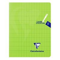 Mimesys cahier d'écriturepiqué polypro 17x22cm 32p DL 3 mm IV coloris assortis - Image 5