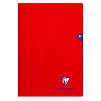 Mimesys cahier piqué polypro 21x29,7cm 48p Q.5x5 coloris assortis - Image 2
