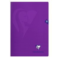 Mimesys cahier piqué polypro 21x29,7cm 48p Q.5x5 coloris assortis - Image 3