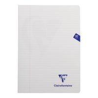 Mimesys cahier piqué polypro 21x29,7cm 80p ligné + marge coloris assortis - Image 2