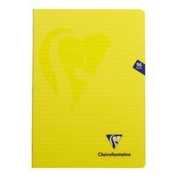 Mimesys cahier piqué polypro 21x29,7cm 96p ligné + marge coloris assortis - Image 2
