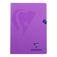 Mimesys cahier piqué polypro 21x29,7cm 120p Q.5x5 + marge coloris assortis - Image 3