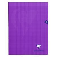 Mimesys cahier piqué polypro 24x32cm 48p séyès coloris assortis - Image 6