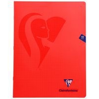 Mimesys cahier piqué polypro 24x32cm 48p Q.5x5 coloris assortis - Image 7