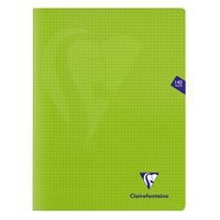 Mimesys cahier piqué polypro 24x32cm 140p Q.5x5 coloris assortis - Image 6