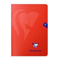 Mimesys carnet piqué polypro 14,8x21cm 96p Q.5x5 coloris assortis - Image 6