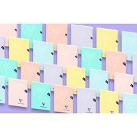 Mimesys PASTEL cahier piqué polypro 21x29,7cm 96p ligné coloris assortis - Image 6