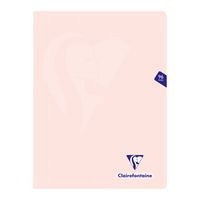 Mimesys PASTEL cahier piqué polypro 24x32cm 96p Q.5x5 + marge coloris assortis - Image 2