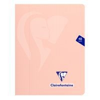 Mimesys PASTEL cahier piqué polypro 17x22cm 48p séyès coloris assortis - Image 2