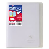 Koverbook piqué polypro transparent 10 couleurs ass 17x22cm 96p séyès livré en boîte prêt-à-vendre - Image 2