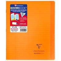 Koverbook piqué polypro transparent 8 couleurs ass 17x22cm 96p ligné + marge - Image 8