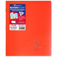 Koverbook piqué polypro transparent 8 couleurs ass 17x22cm 96p ligné + marge - Image 7