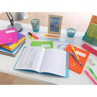 Koverbook piqué polypro transparent Rouge 24x32cm 96p Q.5x5+marge - Image 3